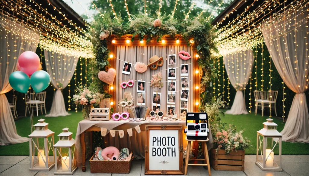 Choisir le bon emplacement pour votre coin photobooth mariage